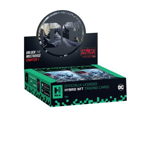 DC Unlock The Multiverse 24-Pack Mega Booster Box – HRO Hybrid NFT Trading Cards, 168 Cards