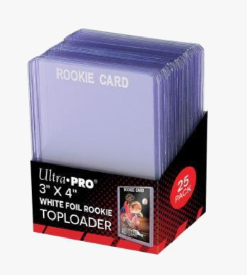Ultra Pro White Foil Rookie Toploader 35 PT
