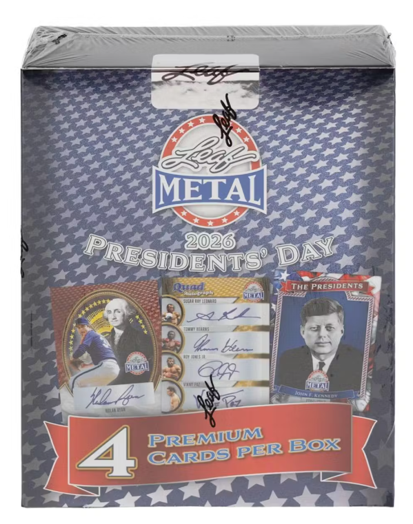 2026 Leaf Metal Presidents Day Hobby Box