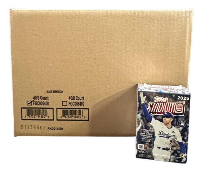 2025 Topps Baseball Stadium Club Value Box Case