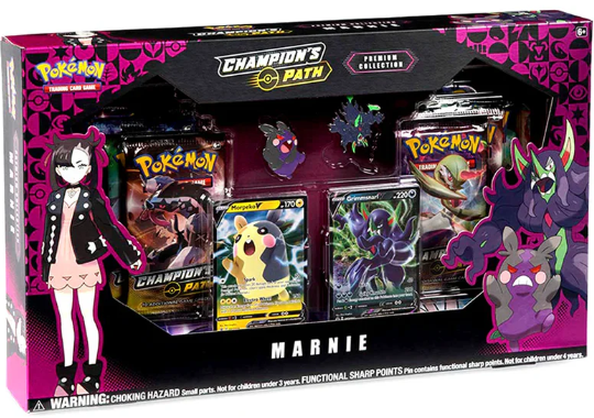 Pokemon TCG: Champion's Path Premium Collection Marnie