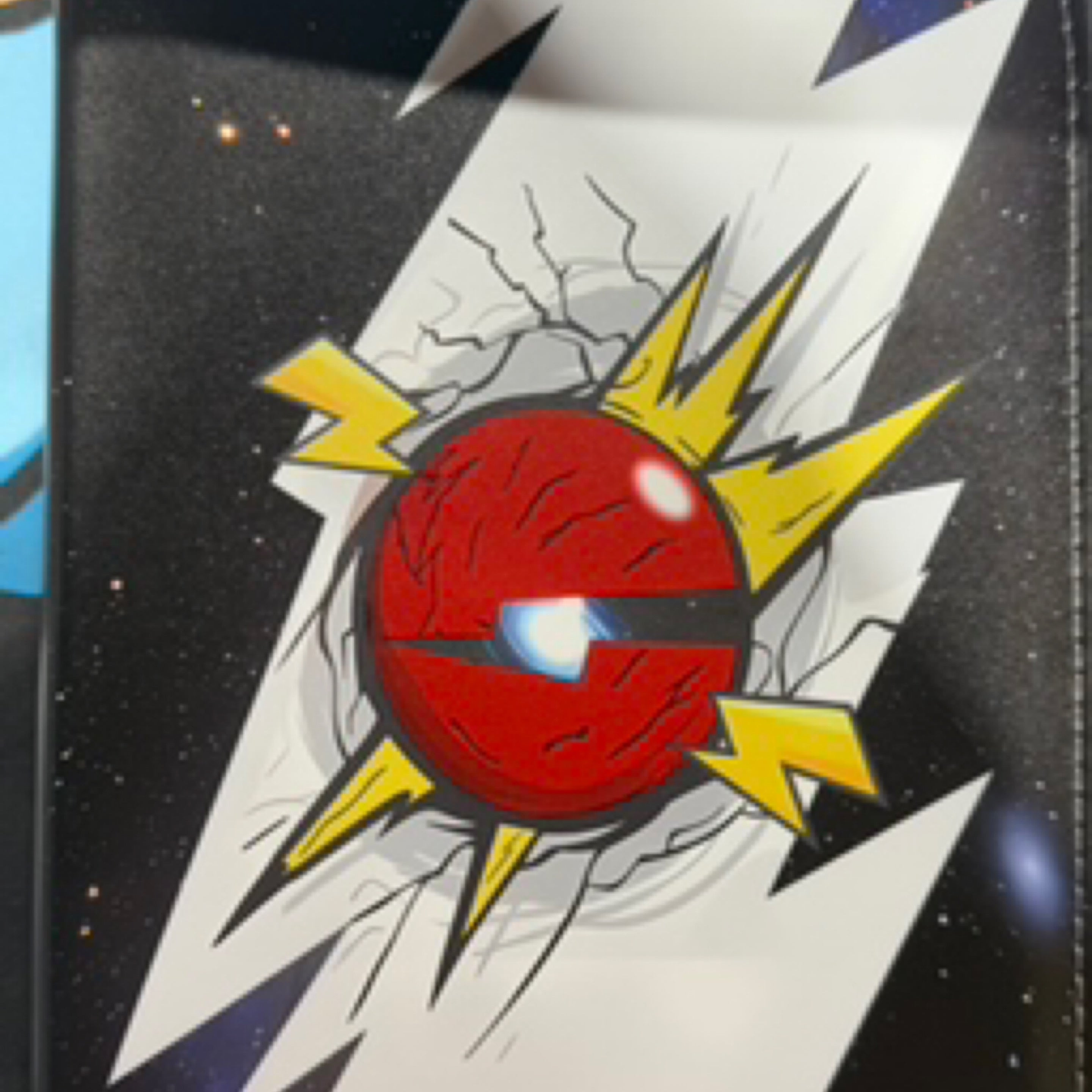Binder Four Card Pocket Poke Ball Lightning