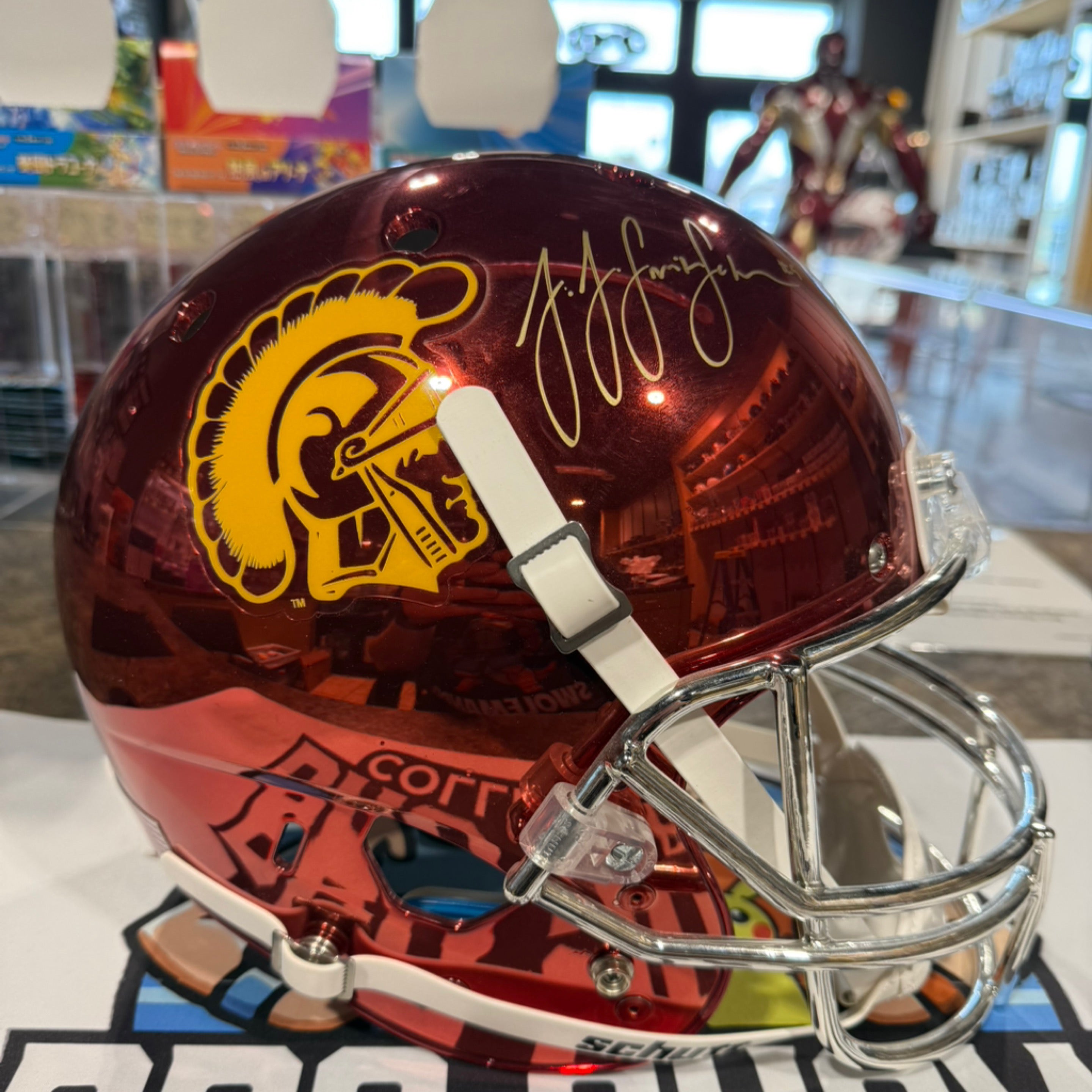 Juju Smith-Schuster USC Autographed Replica Helmet