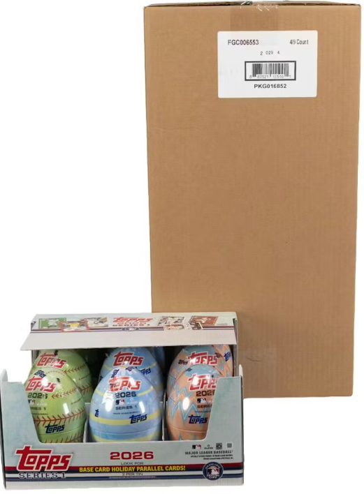 2026 Topps Series 1 Baseball 9-Tin 4-Box Case (36 Tins)