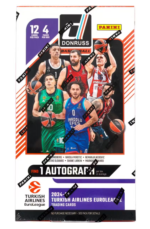 2024-25 Panini Donruss Turkish Airlines EuroLeague Basketball Hobby Box