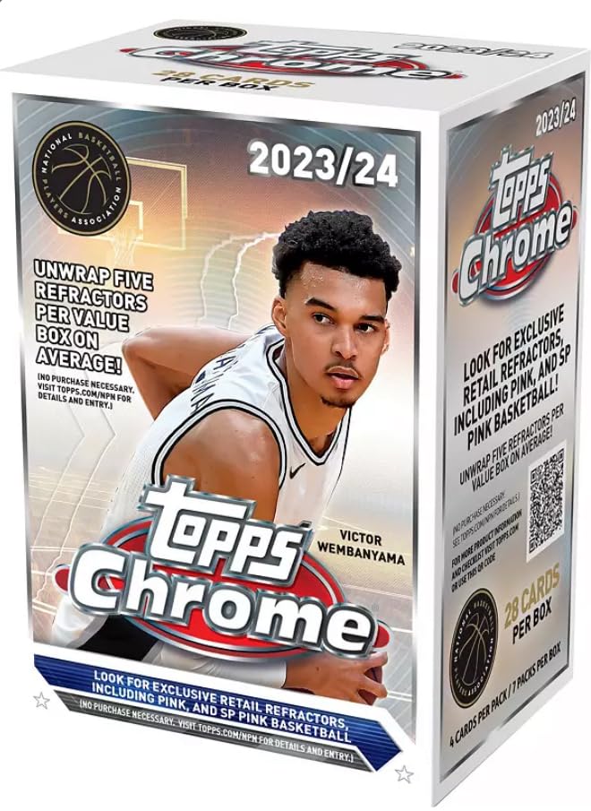 2023-24 Topps Chrome Basketball Blaster Box