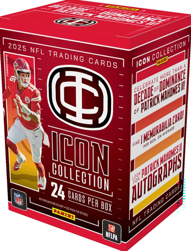 2025 Panini Icon Collection Patrick Mahomes Blaster Box