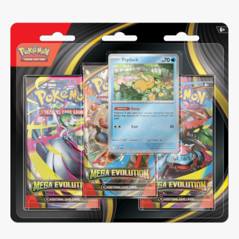 Pokémon TCG: ME01 Mega Evolution 3-Pack Blister