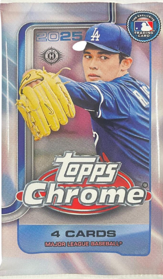 2025 Topps Chrome Baseball Hobby Pack