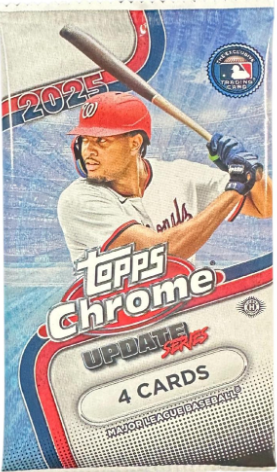 2025 Topps Chrome Update Series Baseball Hobby Pack