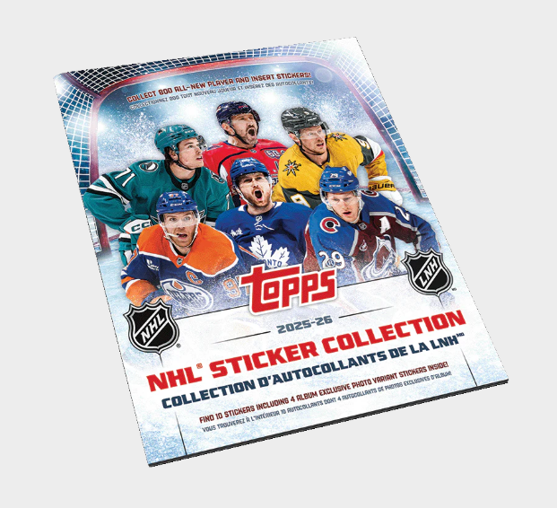 2025-26 Topps NHL Sticker Collection Book